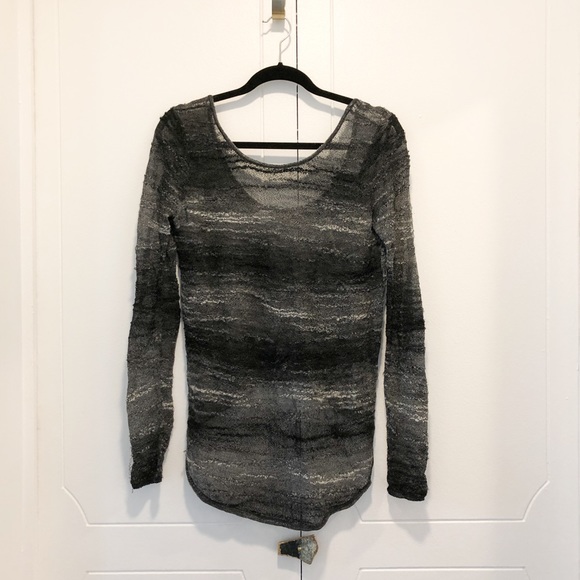 VGUC Size M Helmut Lang Drop Front Mohair Sweater - Picture 1 of 6
